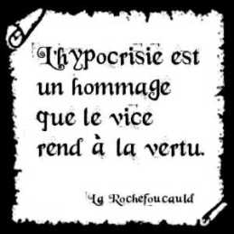 hypocrisie
